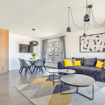 דירה Yellow Z Parkingiem 18 C Perlowa Przystan -