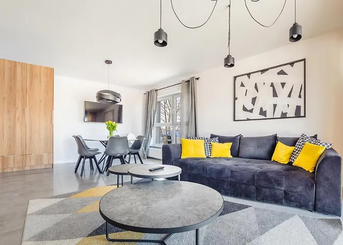 Yellow Z Parkingiem 18 C Perlowa Przystan - Apartment Kolobrzeg