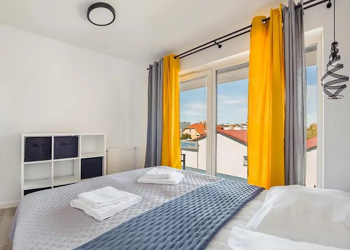 Yellow Z Parkingiem 18 C Perlowa Przystan - Apartment Kolobrzeg